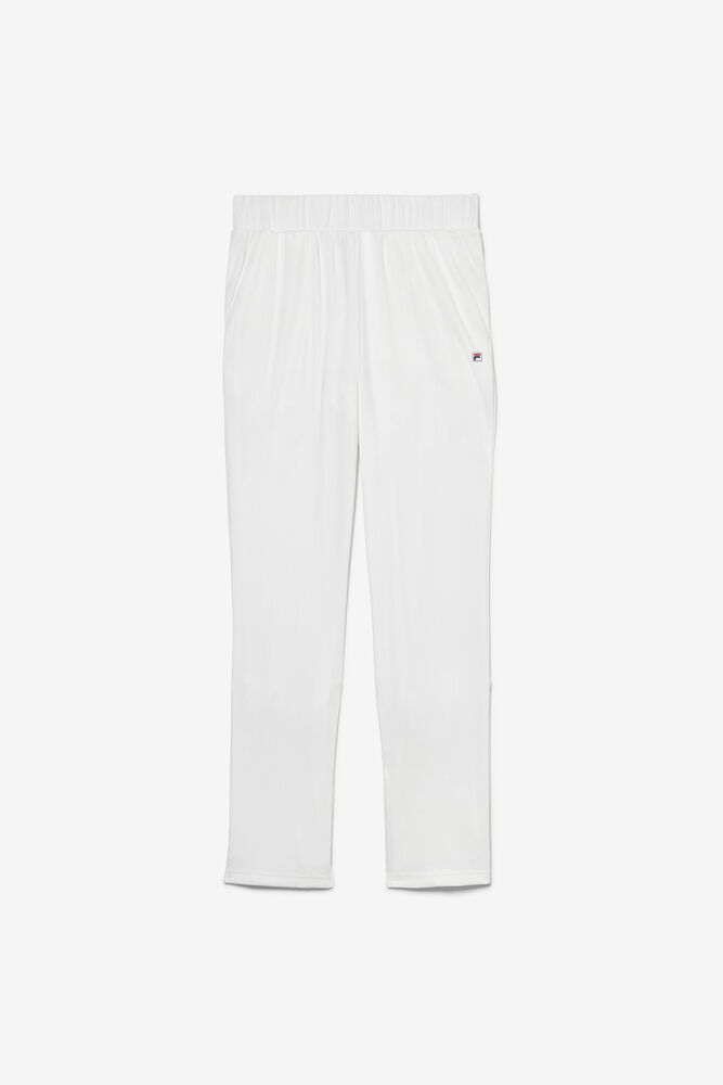 Fila Pants Womens White White Line Track - Ireland 04627-SRQU